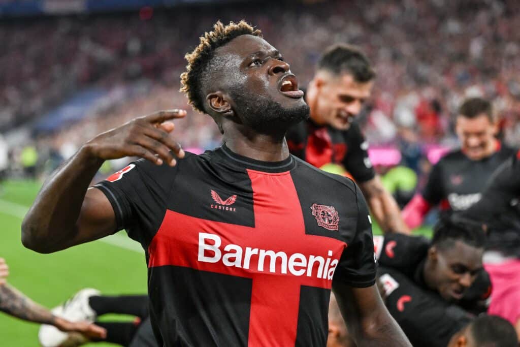 Super Eagles winger tops Ligue 1 assists charts, beats Auba and Dembele 2 super eagles star Victor Boniface in action for Bayer 04 Leverkusen in the Bundesliga