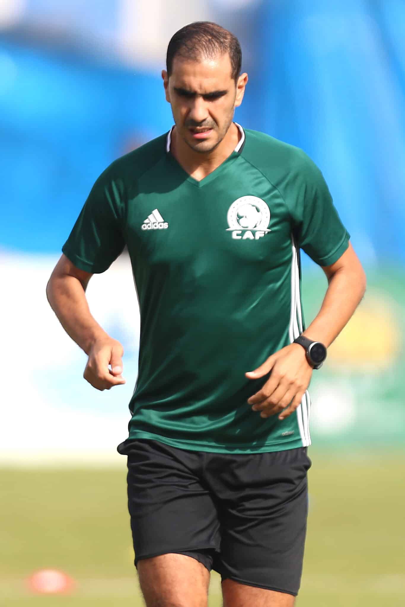 Super Eagles vs São Tomé and Príncipe referee - AFCON qualifier 2 super eagles vs São Tomé and Príncipe lahlou benbraham warming up