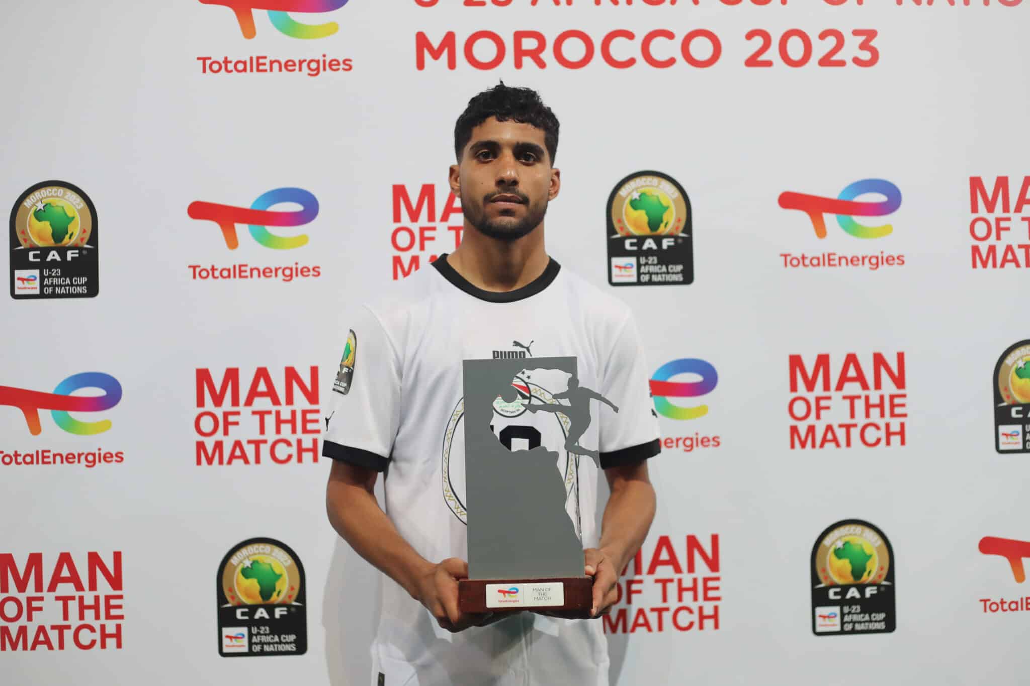 Morocco vs Egypt review: Atlas Lions claim first U23 AFCON title 2 Ibrahim Aly Adel of Egypt awarded TotalEnergies Man of the Match during the 2023 U23 Africa Cup of Nations final match between Morocco v Egypt held at Prince Moulay Abdallah Stadium in Rabat, Morocco on 08 July 2023 Nour Akanja/Sports Inc - Photo by Icon sport