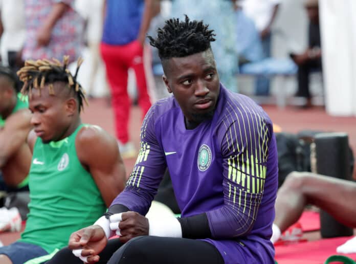 Football - 2023 Africa Cup of Nations Qualifiers - Nigeria Training - Godswill Akpabio Stadium - Nigeria Adebayo Adeleye looking forward to action with the Super Eagles