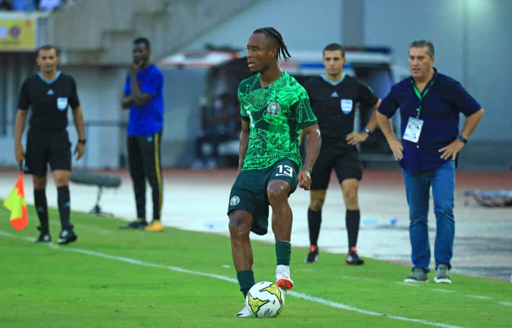 Bruno Onyemaechi - Salary, net worth, girlfriend, house 1 Bruno Onyemaechi of Nigeria during the 2023 Africa Cup of Nations Qualifiers game between Nigeria and Sao Tome and Principe at Godswill Akpabio Stadium in Uyo, Nigeria on 10 September 2023 -