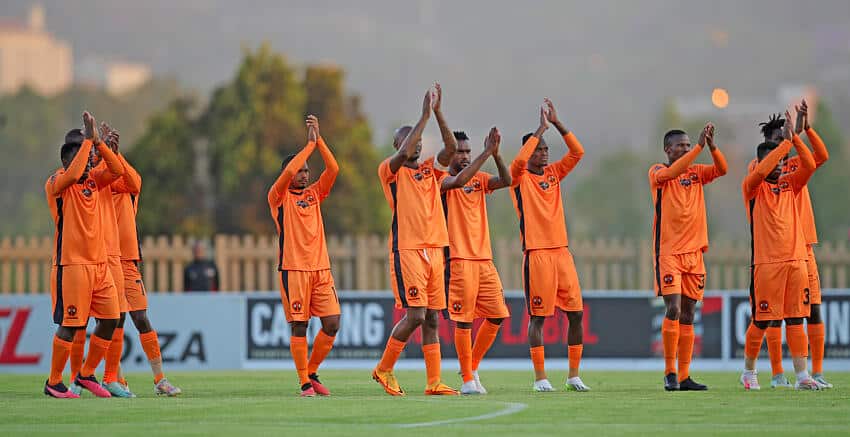 3 predictions for Orlando Pirates vs Polokwane City - PSL 2 Polokwane City players after a DStv Premiership game
