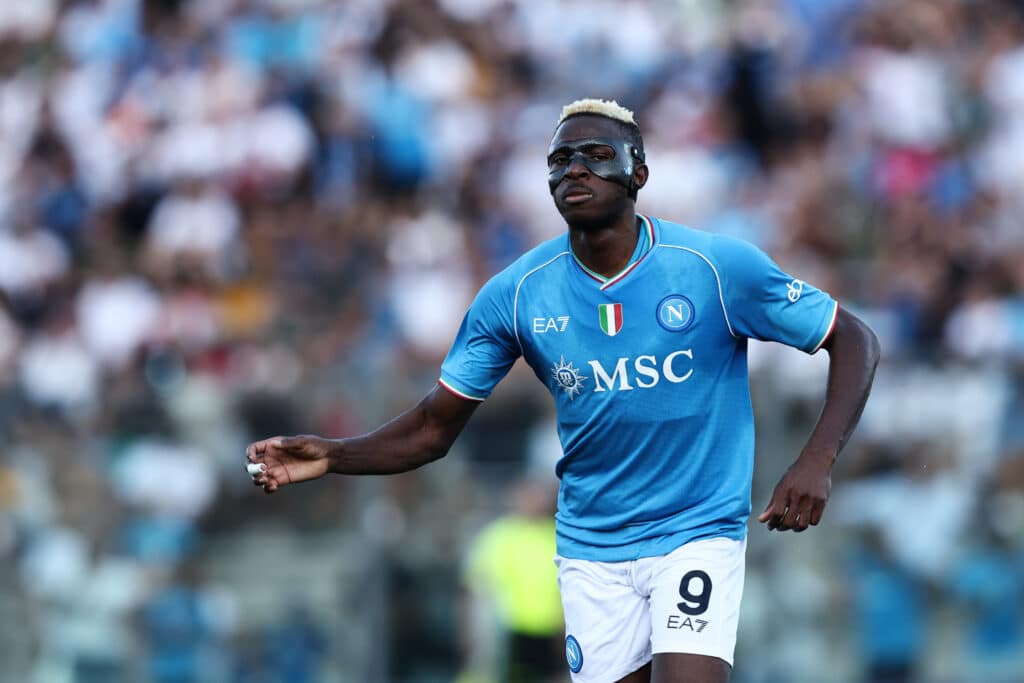Victor Osimhen net worth - The Napoli striker's true worth 3 Victor Osimhen in action for Napoli in 2023-24 pre-season