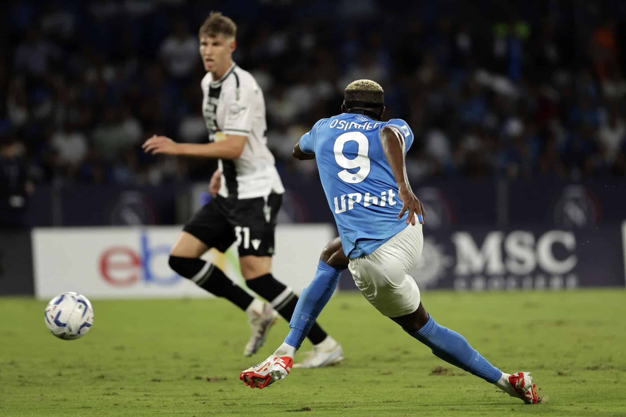 Super Eagles stars to score against Real Madrid: Osimhen to star again? 1 super eagles forwrd osimhen scoring for Napoli