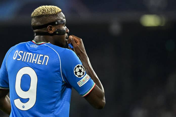 All Osimhen girlfriends revealed Victor Osimhen in action for Napoli