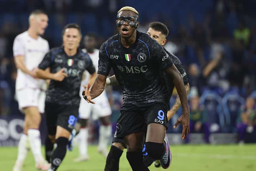 Former Napoli forward ranks Osimhen behind Lukaku in best strikers list 1 Victor Osimhen in action for Napoli