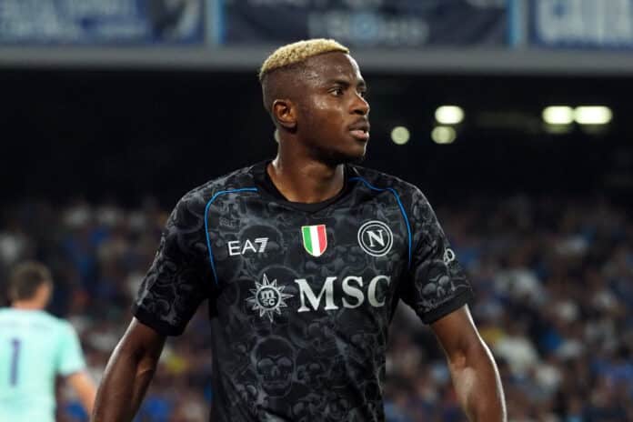 Osimhen as striker in TransferMarkt most expensive African XI Victor Osimhen in action for Napoli
