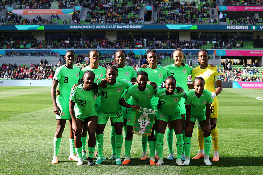 Super Falcons begin preparations for Ethiopia showdown in Paris 2024 Qualifier 1 Nigeria Super Falcons team photo