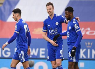 Iheanacho Provides Assist As Leicester End Man Utd’s 29-Game Unbeaten Away Run Leicester 4-2 Manchester United iheanacho