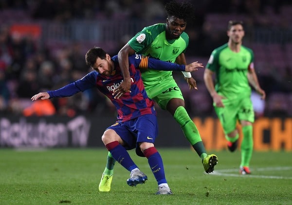 Messi Disgraces Omeruo, Awaziem, Sets New Record Messi Disgraces Awaziem New Record